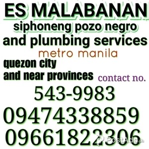 MALABANAN SIPHONENG SERVICES BEST SEPTIC TANK MAITENANCE | PostAds PH