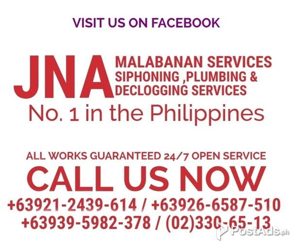 VALENZUELA CITY JNA PLUMBING SERVICES 09212439614.