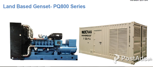 Very Helpful PQ800-76 Generator Set For Sale!! Inquire Now!!