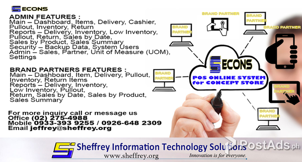 Econs - A POS ONLINE SYSTEM with Inventory for CONCEPT STORE