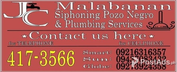 MMK Malabanan Siphoning Pozo Negro 417-35-66 / 09216316357