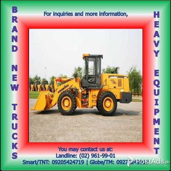 INQUIRE NOW! BRAND NEW Lonking CDM 833 Wheel Loader 1.7cbm