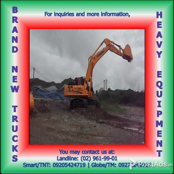 BRAND NEW UNIT! Lonking CDM 6365 Hyraulic Excavator 1.6CBM