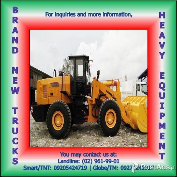 BRAND NEW UNIT! Lonking CDM 860 Wheel Loader 3.5CBM