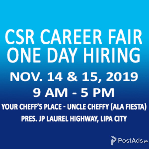 Customer Service Representatives!