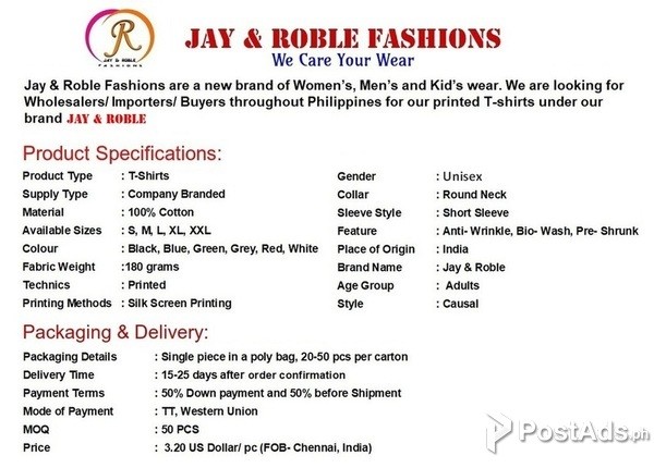JAY & ROBLE FASHIONS