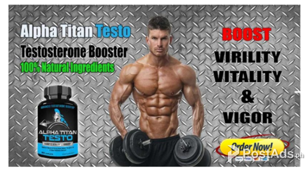 Alpha Titan Testo: It will Improve Your Staying strength.(Canada)