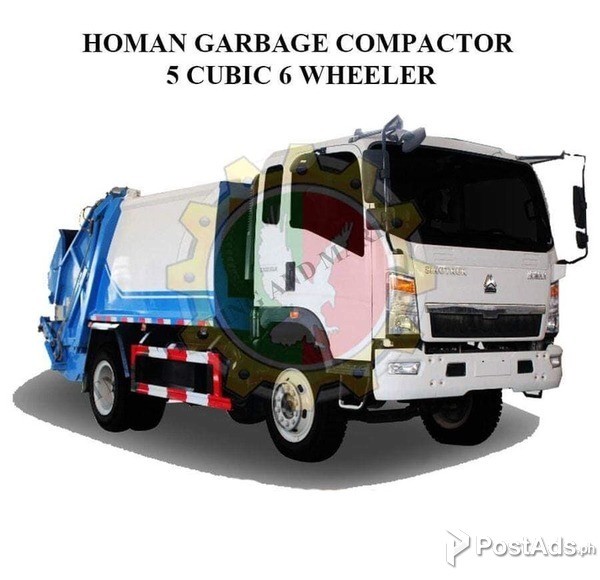BRAND NEW! SINOTRUK 6 WHEELER HOMAN H3 GARBAGE COMPACTOR 5CBM