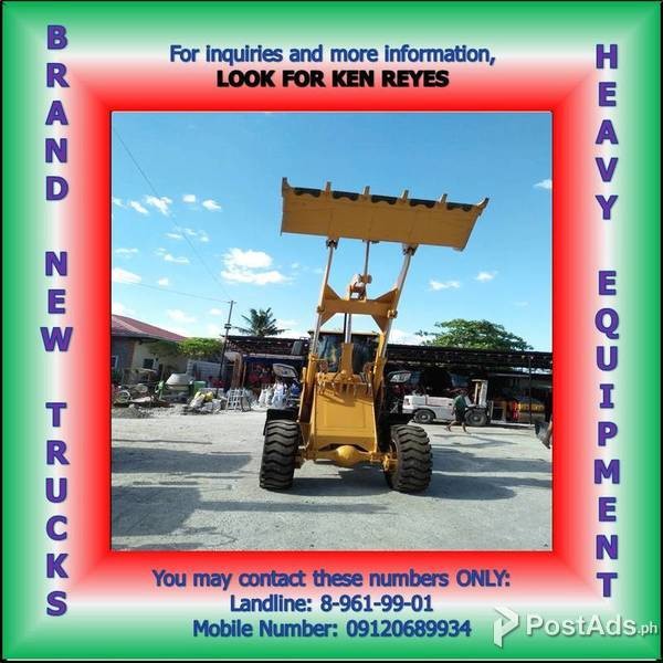 BRAND NEW! HQ25-30 BACKHOE LOADER