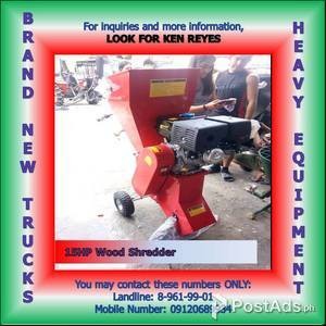 BRAND NEW UNIT - 15HP PORTABLE WOOD CHIPPER | PostAds PH