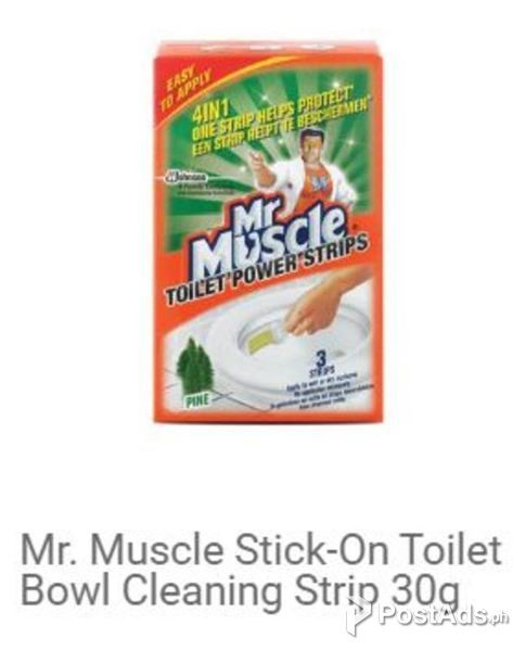 Mr. Muscle Stick-On Toilet Bowl Cleaning Strip 30g