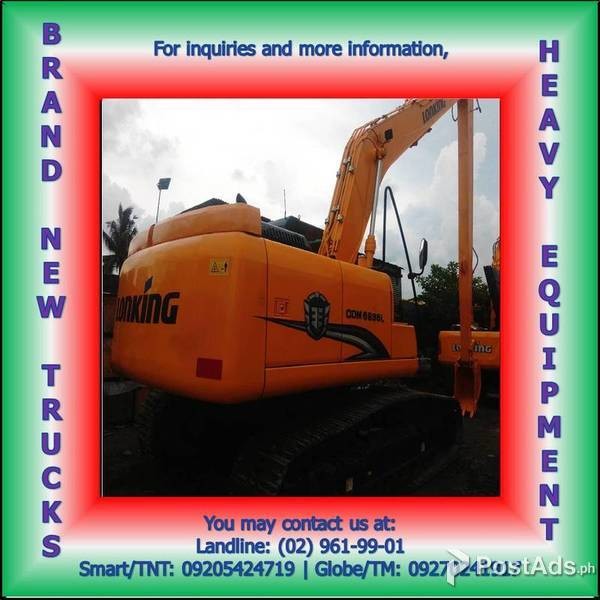 BUY NOW! BRAND NEW Lonking CDM 6235 Hydraulic Excavator (Long Arm)