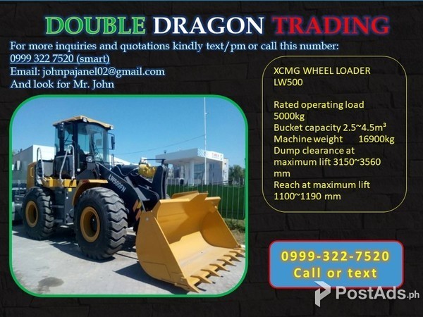 XCMG PAY LOADERS