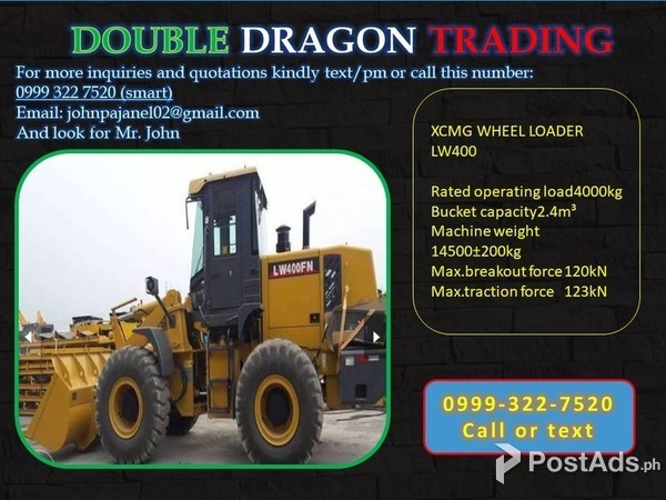 XCMG PAY LOADER LW400 2.4cbm