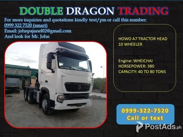 TRACTOR HEAD HOWO SINOTRUK