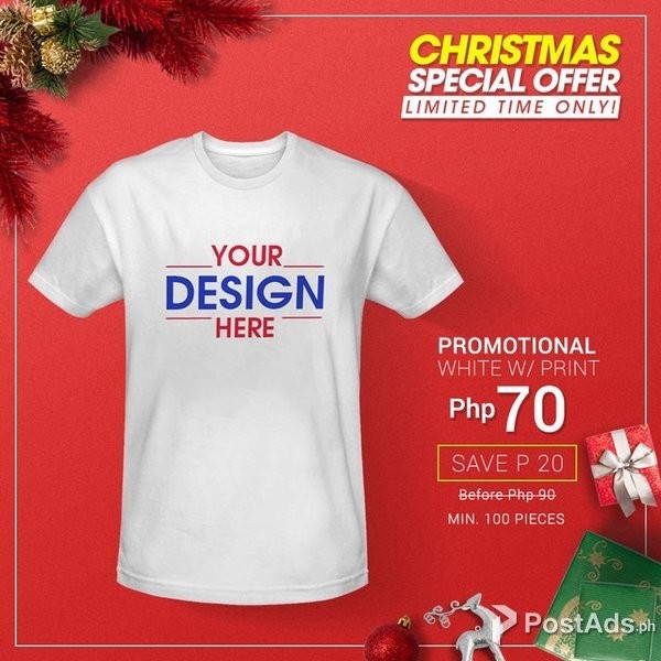 Christmas Offers at T-Shirt Embroidery -Transferit