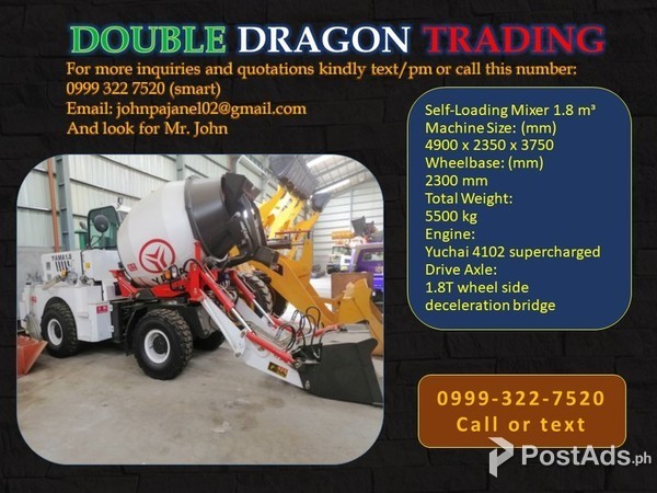 YAMA SELF LOADING/FEEDING MIXERS