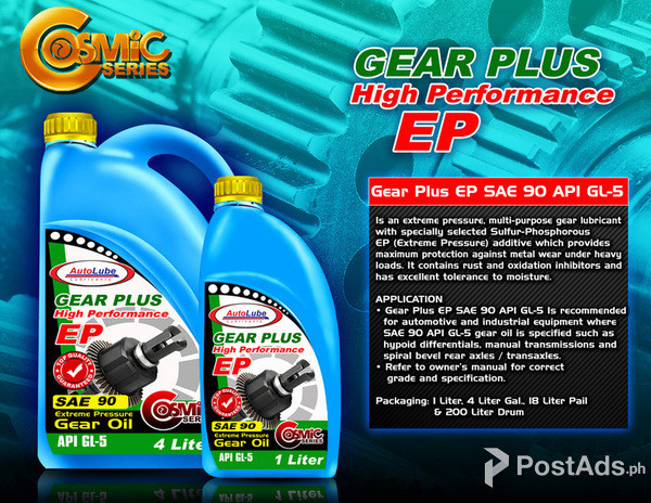 Autolube Gear Plus EP SAE 90 API GL-5