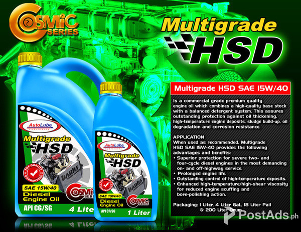 Autolube Multigrade HSD SAE 15W/40