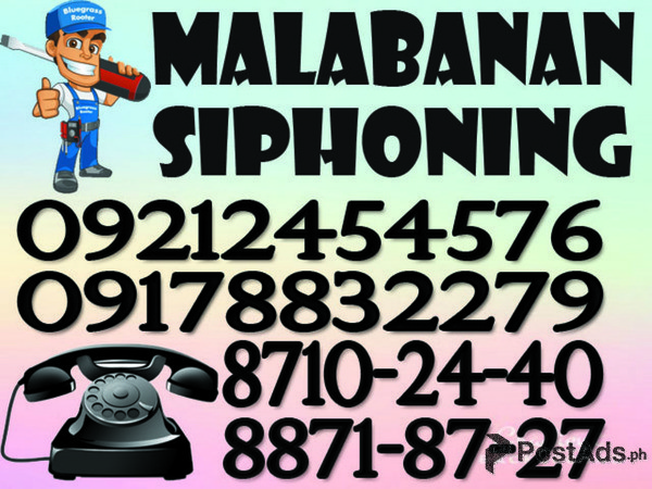 caloocan malabanan and plumbing service 8962-3331 8871-8727 8710-2440