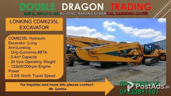 LONKING CDM6235L BACKHOE / EXCAVATOR