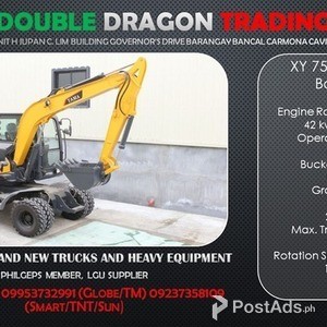 YAMA XY 75W-8 WHEEL BACKHOE | PostAds PH