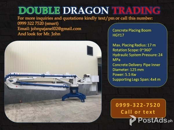 CONCRETE PLACING BOOM YAMA