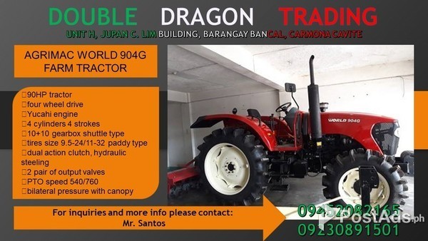 FARM TRACTORS AGRIMAC 45HP / 90HP / 110HP