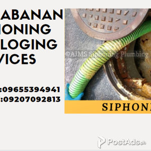 plumbing siphoning and declogging services | PostAds PH