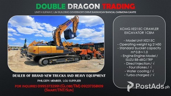 XCMG XE215C CRAWLER EXCAVATOR 1.1CBM