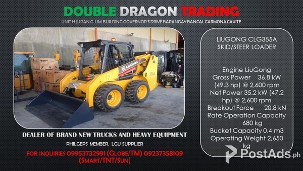 LIUGONG CLG 355A SKID LOADER .45M³