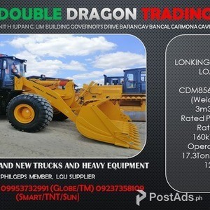 LONKING CDM856 WHEEL LOADER 3cbm | PostAds PH