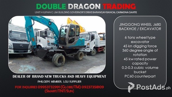 JINGGONG J680 WHEEL BACKHOE-EXCAVATOR