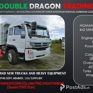 HOMAN H3 6-WHEELER 4X2 MINIDUMP 6.5cbm | PostAds PH