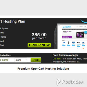 Cheap Opencart Web Design + Hosting | PostAds PH