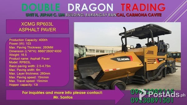 XCMG ASPHALT PAVER