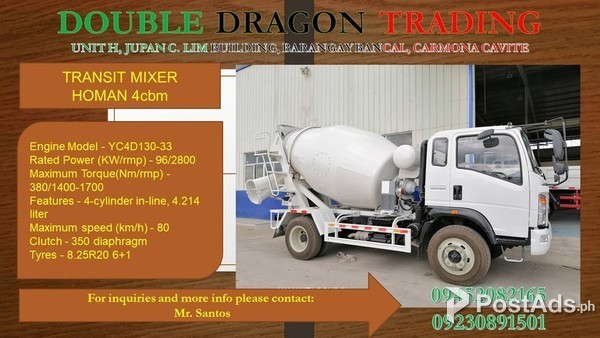 TRANSIT MIXER HOMAN