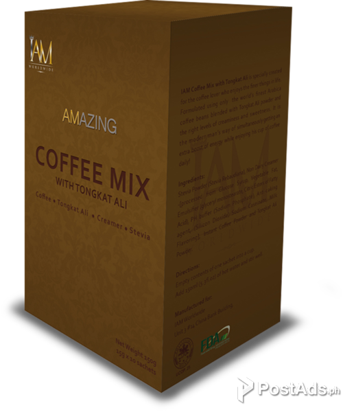 Amazing Coffee Mix with Tongkat-Ali