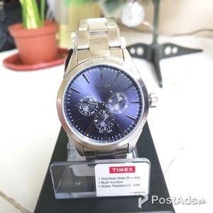Timex TW2P96900 Men's Blue Silver Stainless-Steel Quartz Authentic | PostAds PH