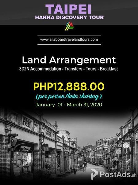 Taipei with Hakka Discovery Tour Land Arrangement