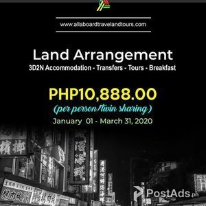 Taipei with Night Tour Land Arrangement | PostAds PH