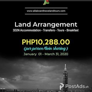 Taipei Free and Easy Land Arrangement | PostAds PH
