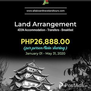 Nagoya Free and Easy Land Arrangement | PostAds PH