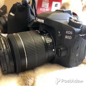 Brand New Canon EOS 80D 24.2MP DSLR Camera Full Set Plus SD Card | PostAds PH