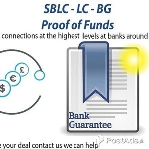 Project/Business Financing/BG-SBLC-MT760/Credit-Loan/Monetizing/MT799 | PostAds PH