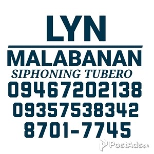 NOVALICHES QC TUBERO SERVICE BAGBAG 8701-7745 09357538342 09467202138 | PostAds PH
