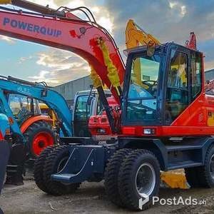 PQE150W wheel type backhoe excavator 0.58cbm | PostAds PH