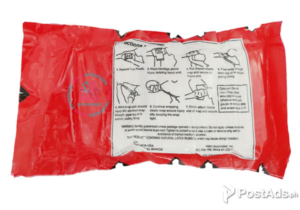 Comprehensive Combat Dressing Rolled Folded