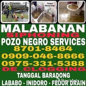 LAS PIÑAS MALABANAN SIPHONING POZO NEGRO SERVICES 09753315388 | PostAds PH