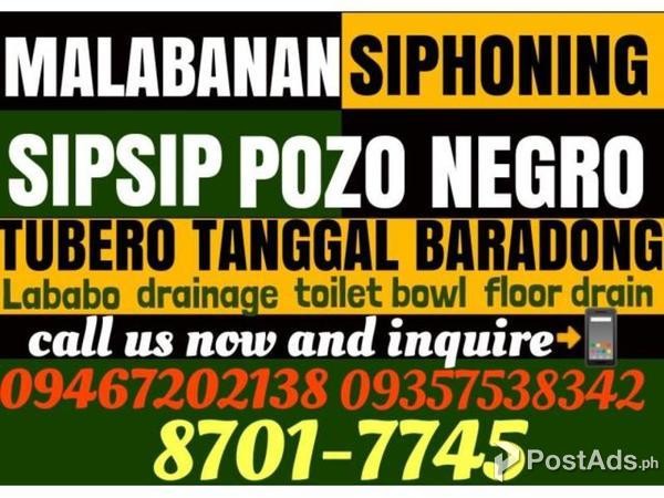 VALENZUELA CITY MALABANAN PLUMBING SERVICES 8701-7745 09357538342 